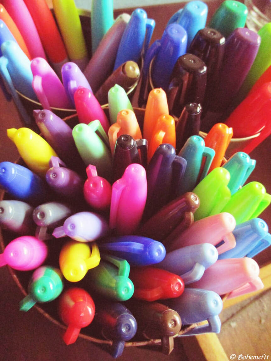 A storage solution for my colored Sharpies, Blog